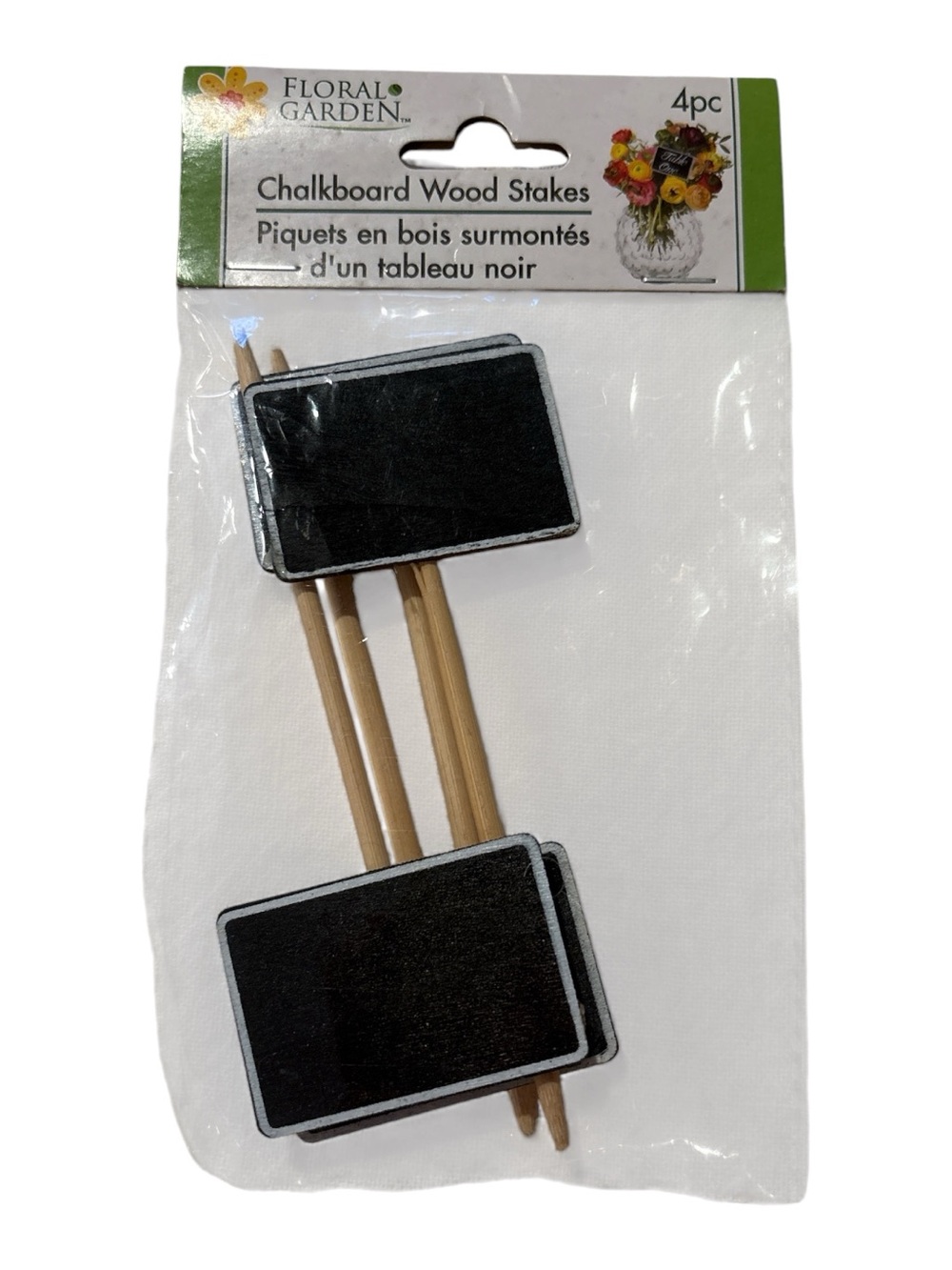NWT Chalkboard Wood Stakes